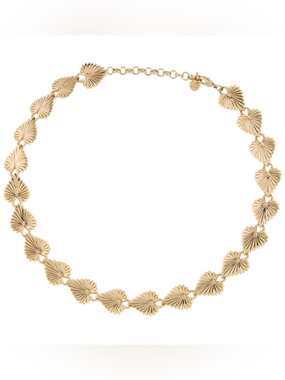 JANE WIN Full Heart Collar Necklace